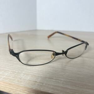 Vanni Mod 525 Col C15 Eyeglasses Black Tortoise Brown Oval Italy 51-20-135